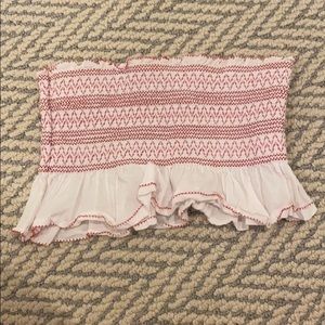 Urban outfitters ruffled tube top